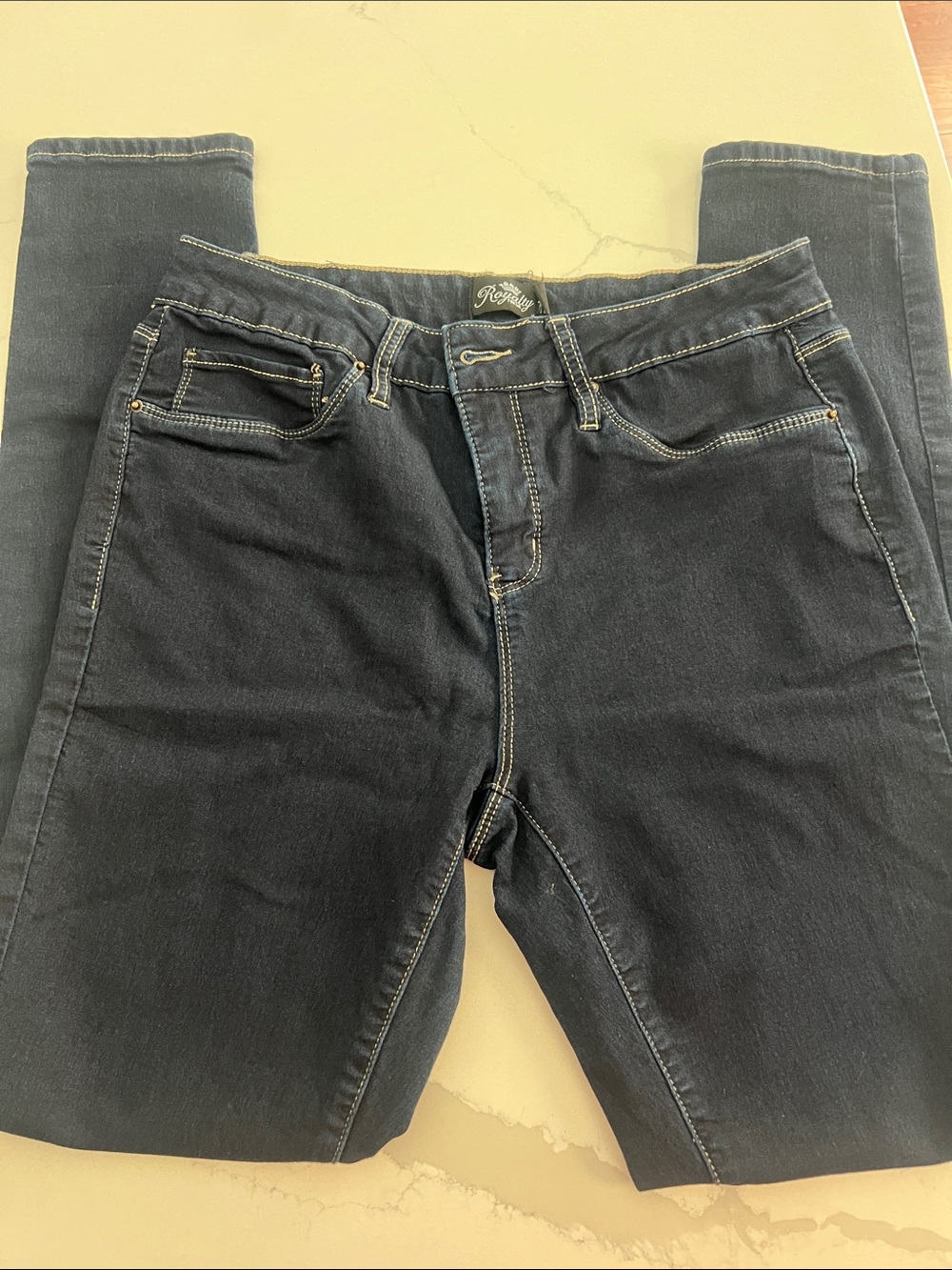 Royalty For Me Dark Blue Skinny Jeans for Women